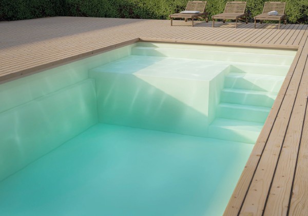 GFK-Pool BAY 77 mit Technik-Paket 700 x 360 x 150 cm